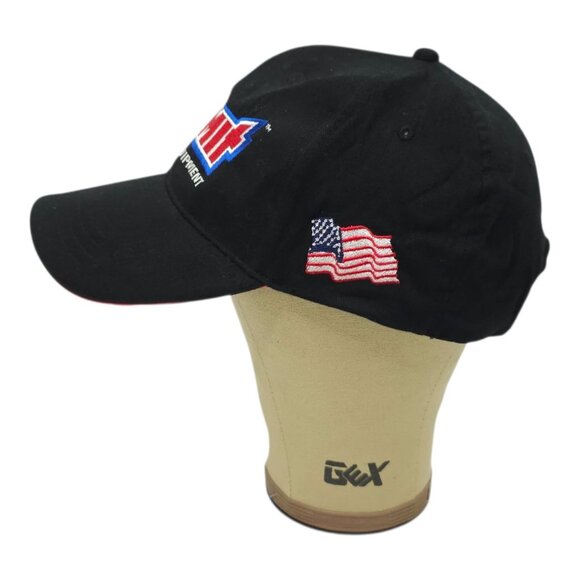 Summit Racing Equipment Strapback Cap Trucker Baseball Embroidered Logo Flag Hat - Picture 11 of 14